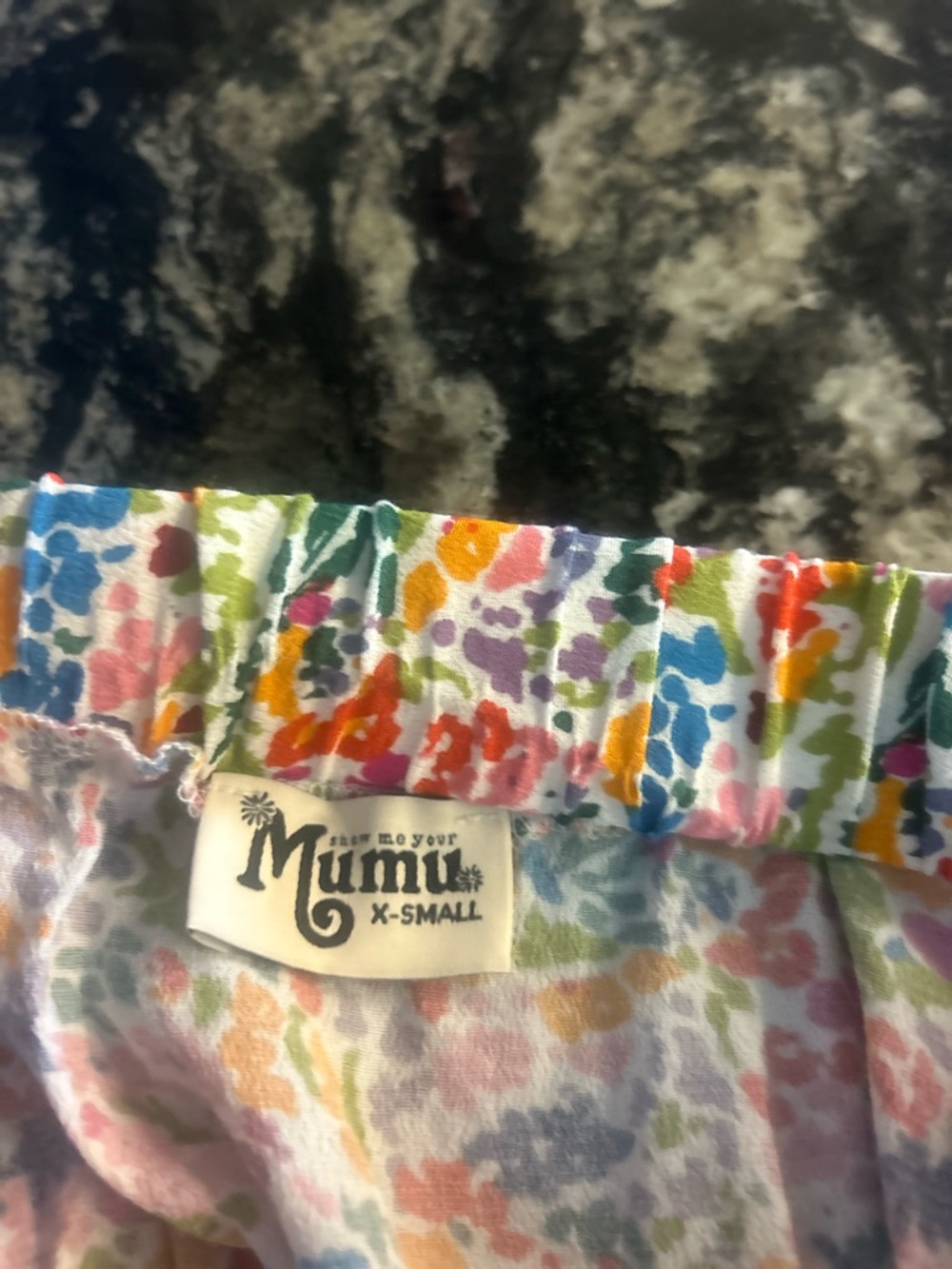 Show Me Your Mumu Multicolor Floral Elastic Waist Skirt